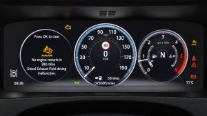 Jaguar F-Pace AdBlue Fault